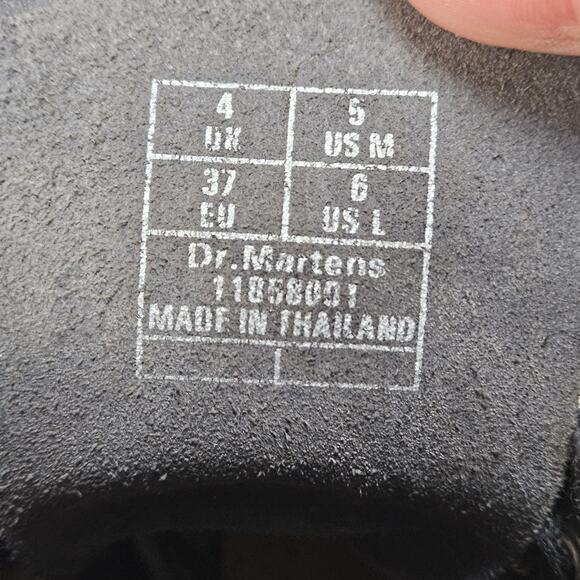 Dr. Martens 1490 Boots US Size M-5 / W-6 Black Leather Lace Up Combat AirWair main image 6